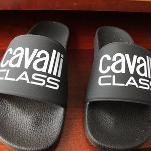 NEW CLASS CAVALLI Comfort Slides. Size: 9 US 40 EU. Made in Italy